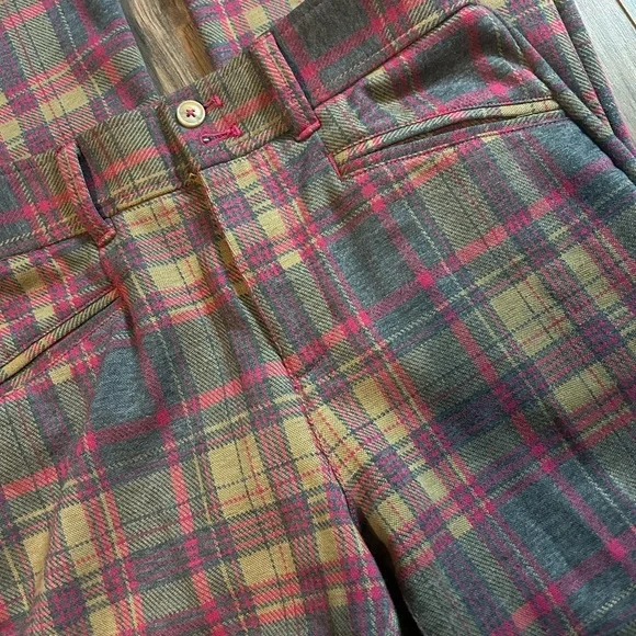 Anthropologie The Essential Trousers Plaid - Picture 3 of 4